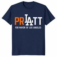 Spencer Pratt Mayor Shirt with bold Los Angeles 2026 campaign design