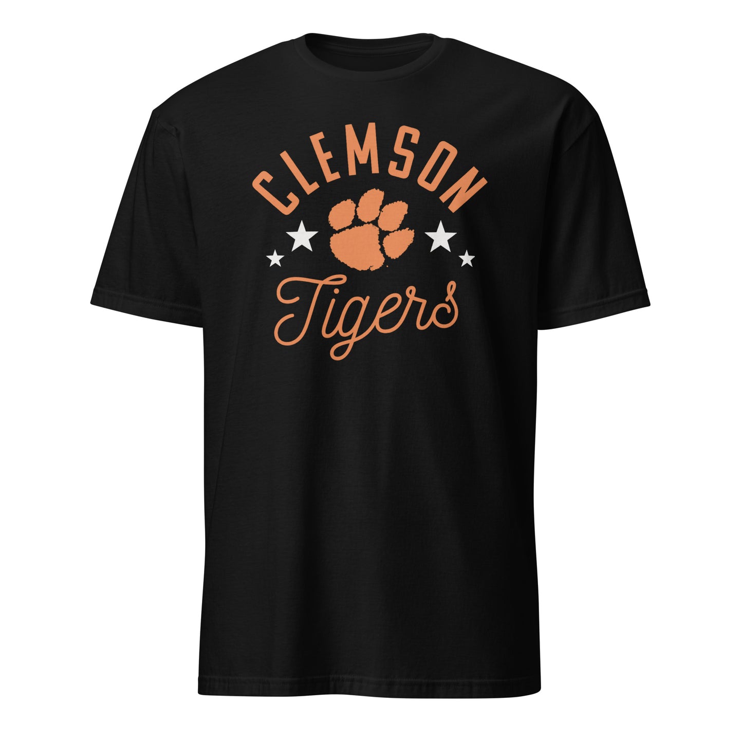 Pretty Clemson Tigers Paw T-Shirt in Black by Cuccico