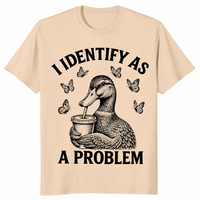 Problem duck shirt in sand