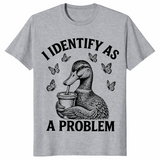 Problem duck shirt in sport grey