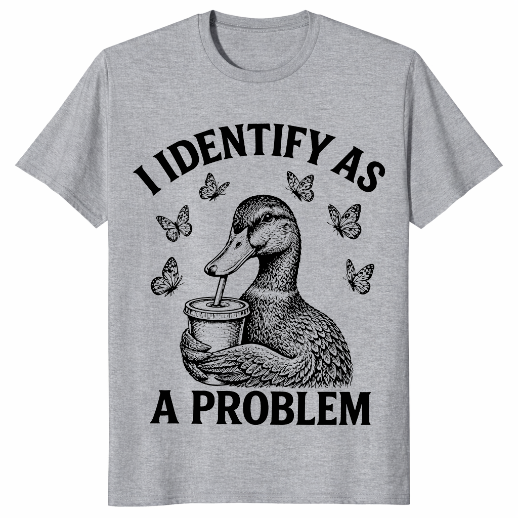 Problem duck shirt in sport grey