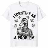 Problem duck shirt in white