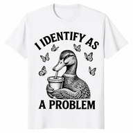 Problem duck shirt in white