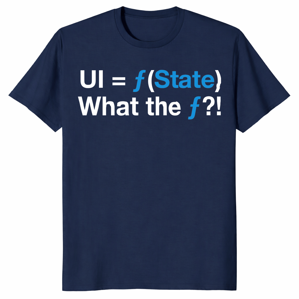 Programmer meme shirt in navy
