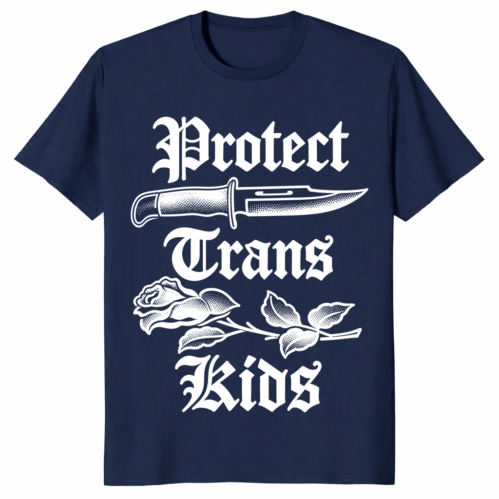 Protect trans kids shirt mockup, trans ally pride graphic tee