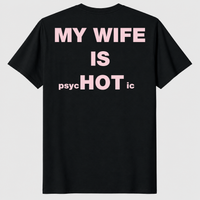 Psychotic hot shirt in black