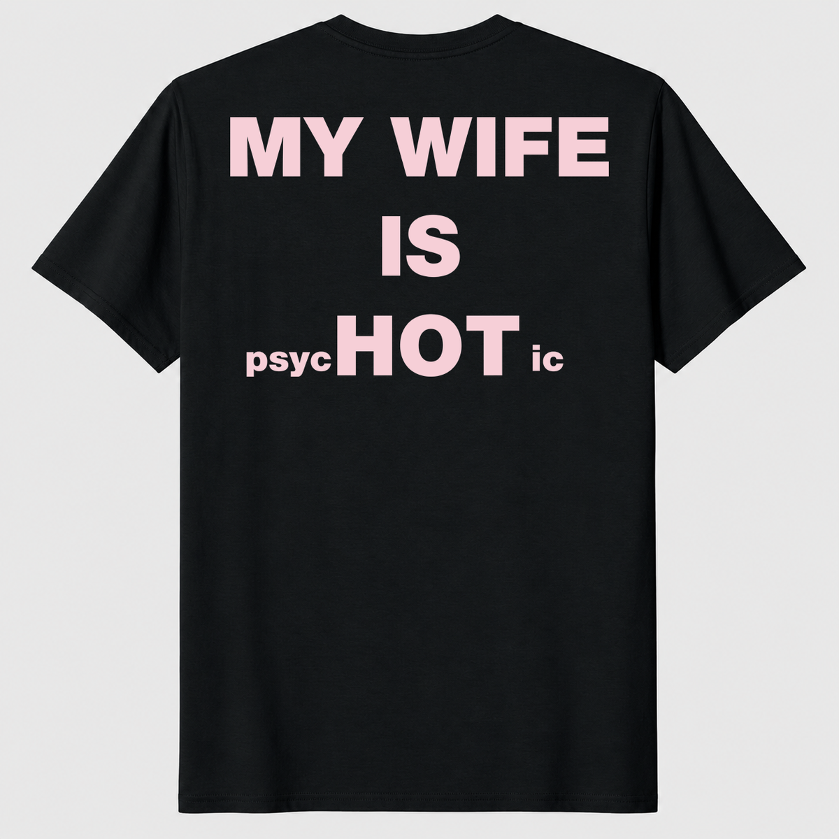Psychotic hot shirt in black