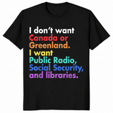 Public radio shirt in black