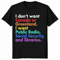 Public radio shirt in black