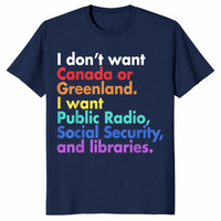 Public radio shirt in navy