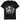 Black punk chihuahua shirt with a vintage rock graphic of a mohawk dog in a spiked collar