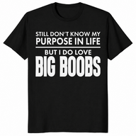 Purpose In Life sarcastic adult humor t-shirt in black