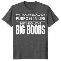 Purpose In Life sarcastic adult humor t-shirt in dark heather