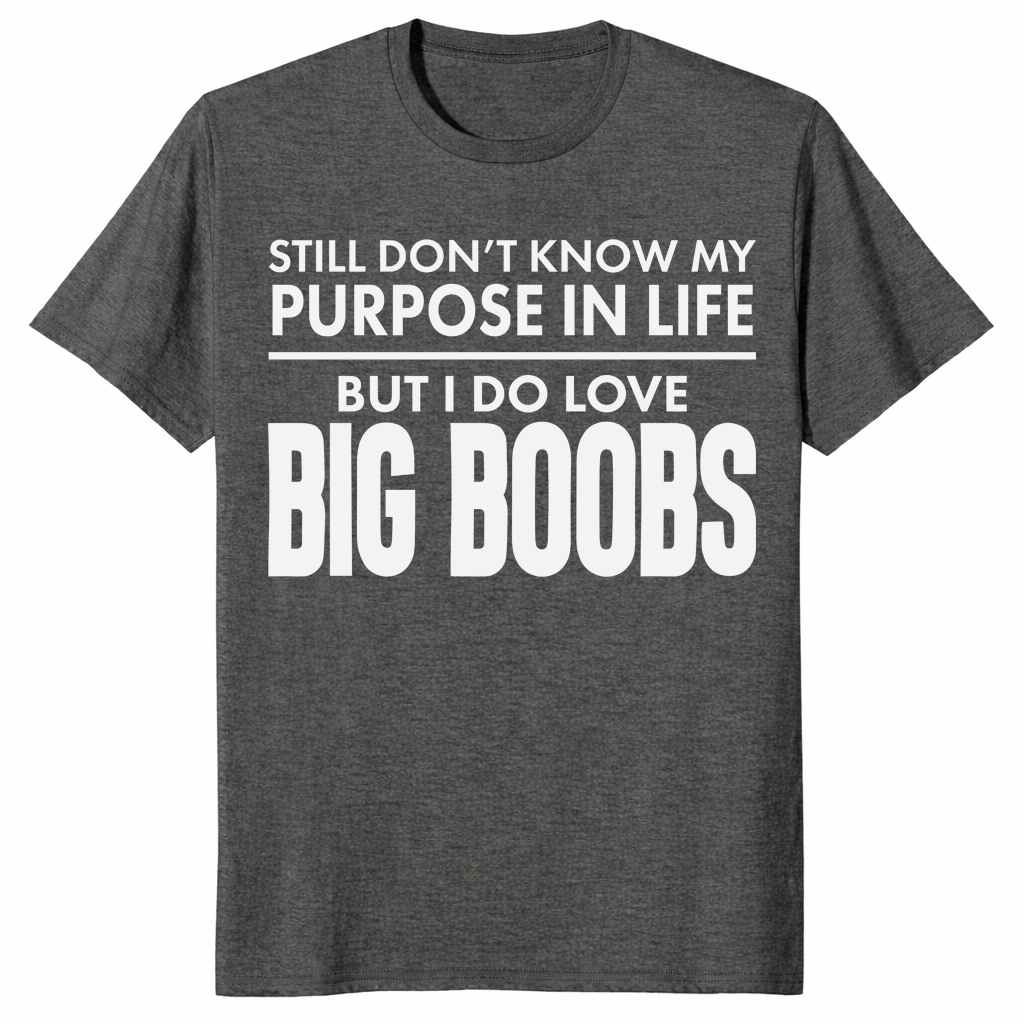 Purpose In Life sarcastic adult humor t-shirt in dark heather