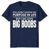 Purpose In Life sarcastic adult humor t-shirt in navy