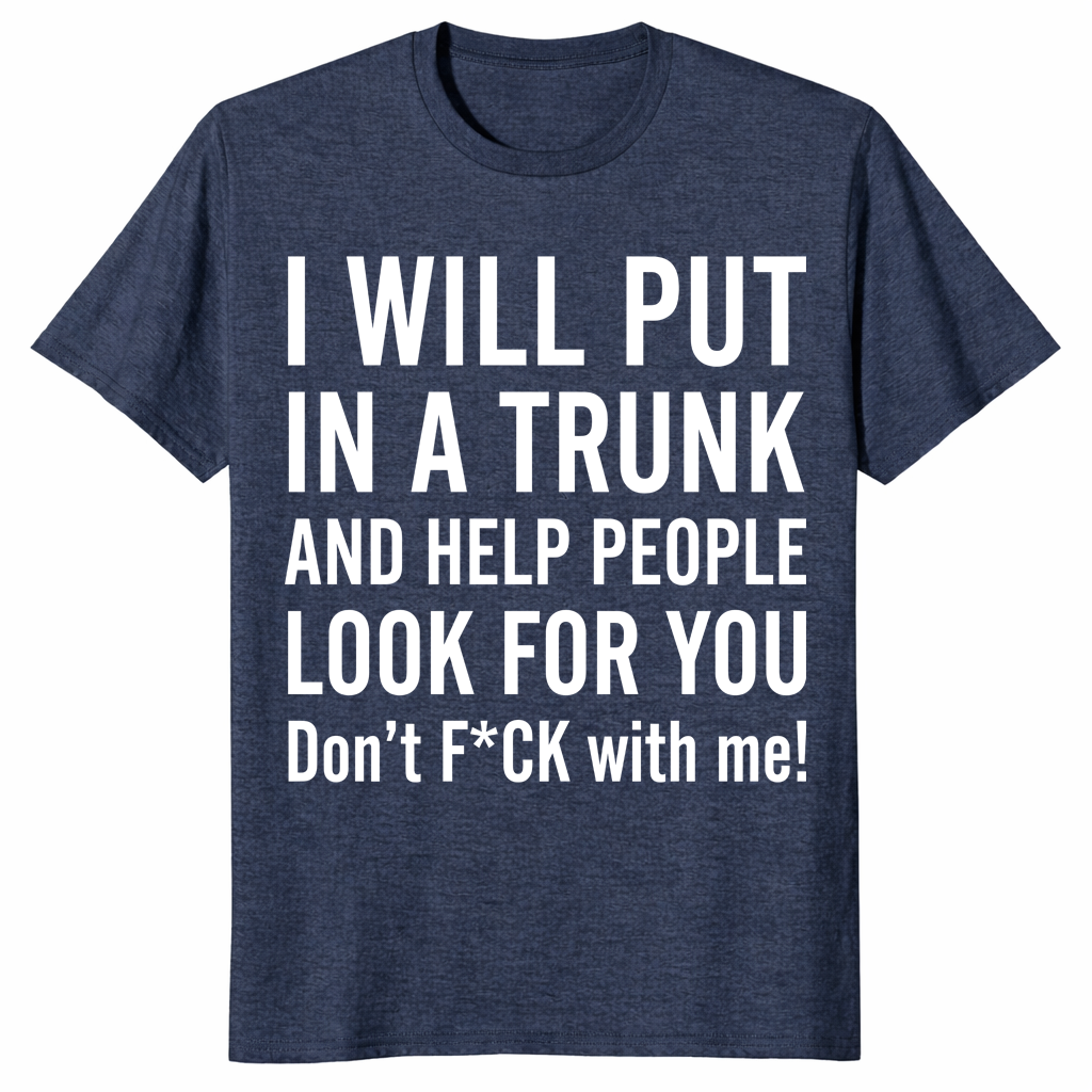 Put you in a trunk shirt heather navy
