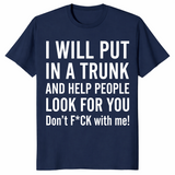 Put you in a trunk shirt in navy