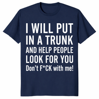 Put you in a trunk shirt in navy