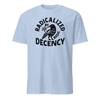 Radicalized By Basic Decency T-Shirt in Light Blue by Cuccico