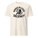 Radicalized By Basic Decency T-Shirt in Natural Cream by Cuccico