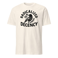 Radicalized By Basic Decency T-Shirt in Natural Cream by Cuccico