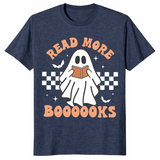 Read more books boo shirt heather navy