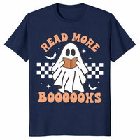 Read more books boo shirt navy