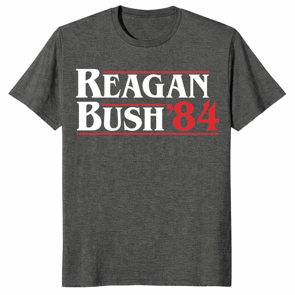 Reagan Bush 84 shirt in dark heather