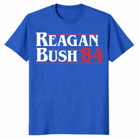 Reagan Bush 84 shirt in royal blue