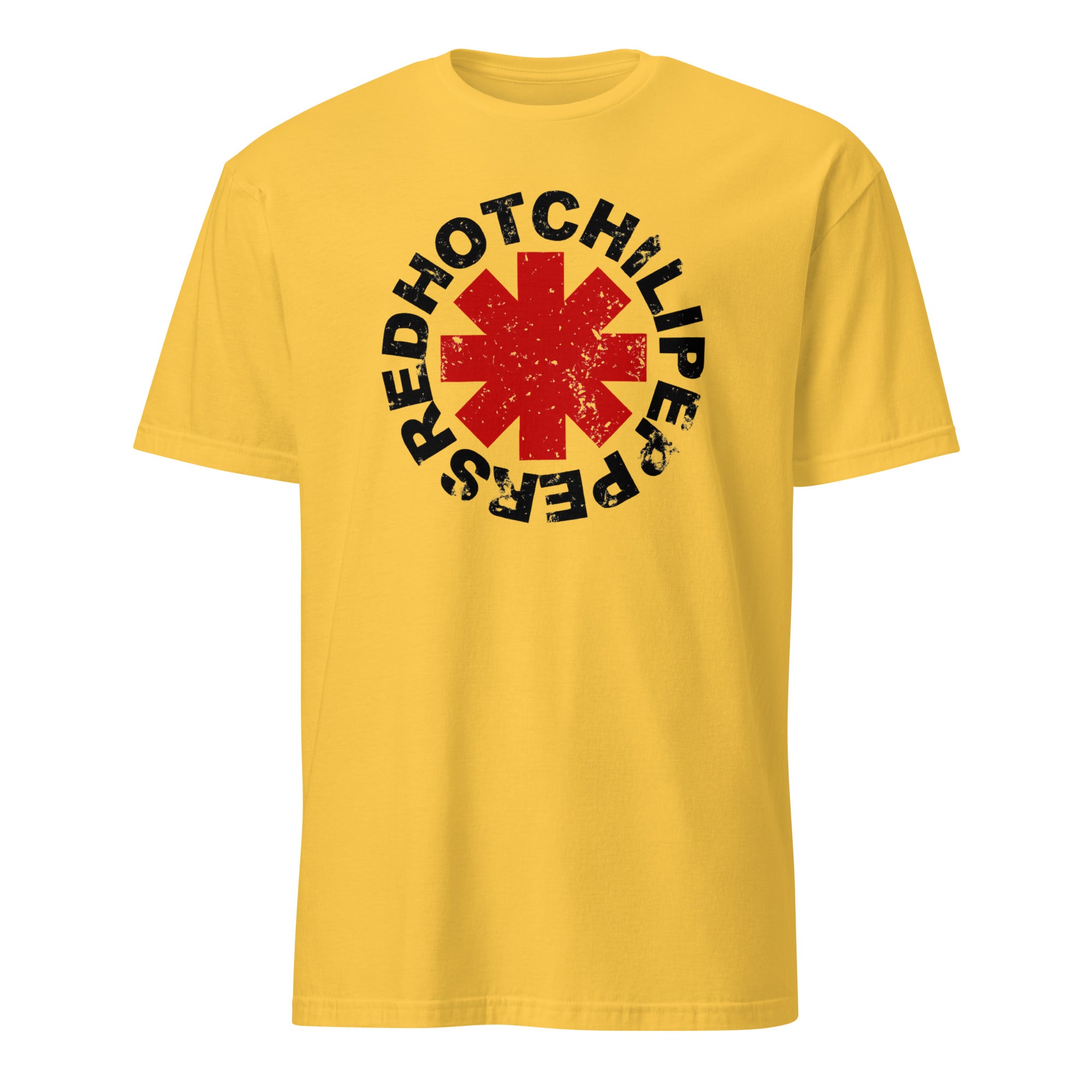 Red Hot Chili Peppers Vintage Tour Graphic T-Shirt in Daisy Yellow by Cuccico