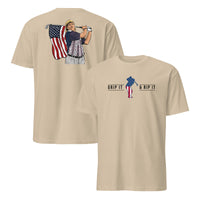 Red White and Livin 4th of July Patriotic Summer Celebration Tee | Cuccico