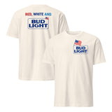 Red White And Bud Light 4th Of July T Shirt | Funny Tee | Cuccico