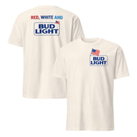Red White And Bud Light 4th Of July T Shirt | Funny Tee | Cuccico