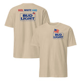 Red White And Bud Light 4th Of July T Shirt | Funny Tee | Cuccico