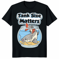 Redtail Catfish Tank Size Matters T-Shirt – Aquarium Keeper Humor | Cuccico