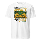 Reject Humanity Crab graphic tee in white by Cuccico