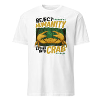 Reject Humanity Crab graphic tee in white by Cuccico