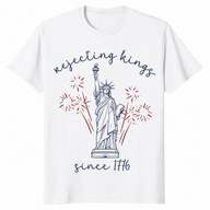 Rejecting Kings Since 1776 Liberal 4th of July Protest T-Shirt | Cuccico