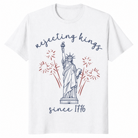 Rejecting Kings Since 1776 Liberal 4th of July Protest T-Shirt | Cuccico