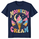 Retro ice cream shirt in navy