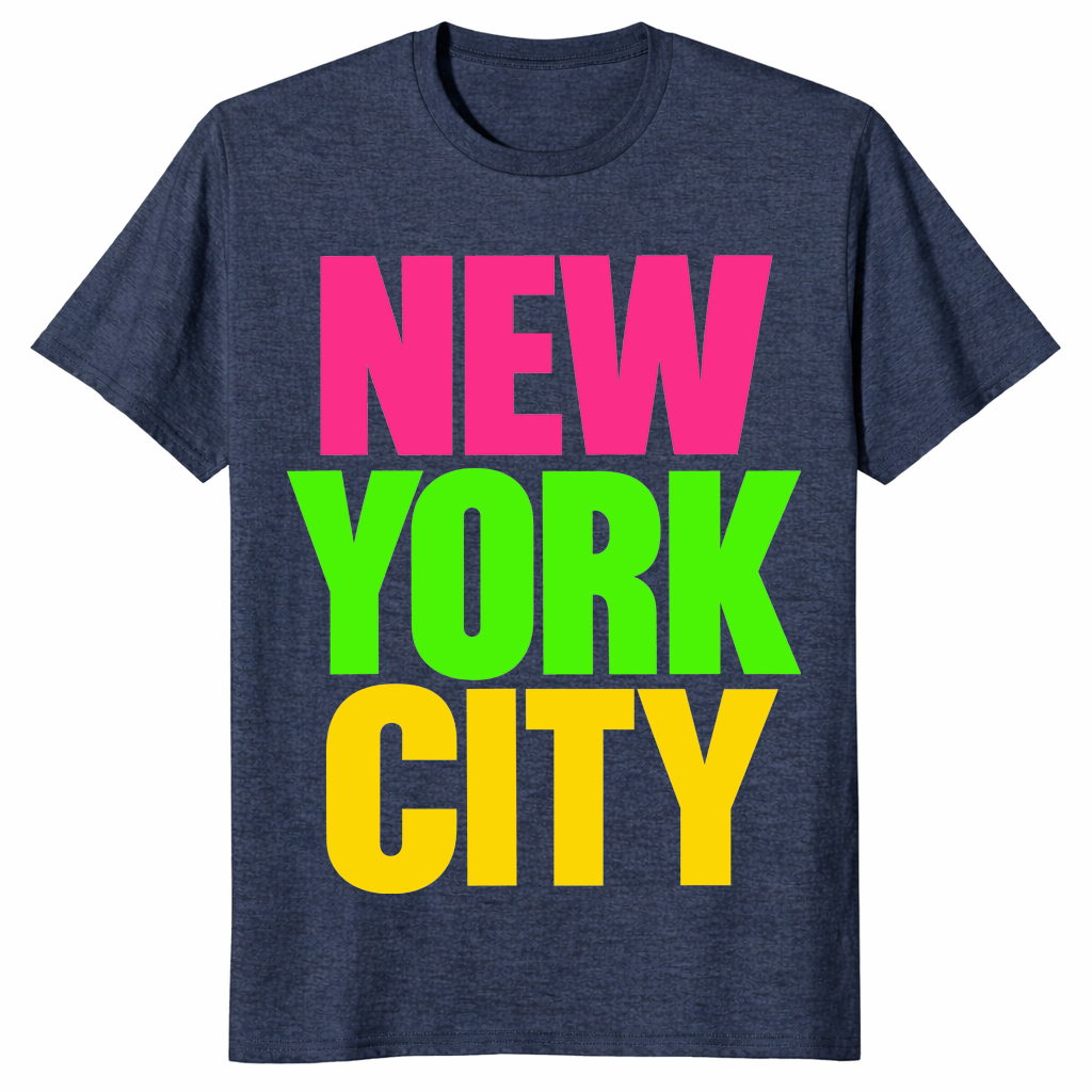Retro NYC shirt, 80s style New York gift tee