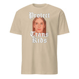 Robin Westman Protect Trans Kids shirt in Sand by Cuccico
