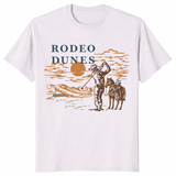 Rodeo Dunes golf shirt in ice grey links golf bucket list fan tee