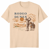 Rodeo Dunes golf shirt in sand Coore Crenshaw Colorado golf fan tee