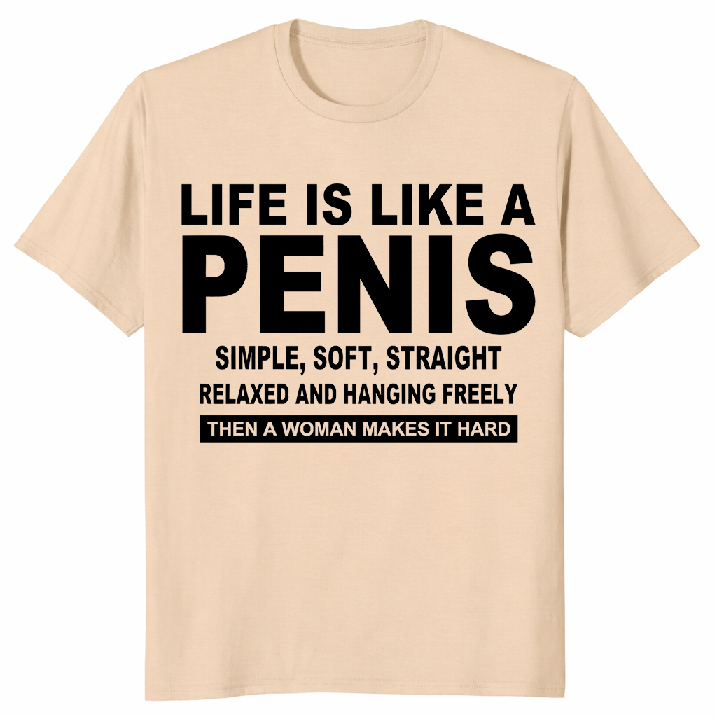 Rude slogan shirt with adult joke design perfect as a sarcastic gag gift