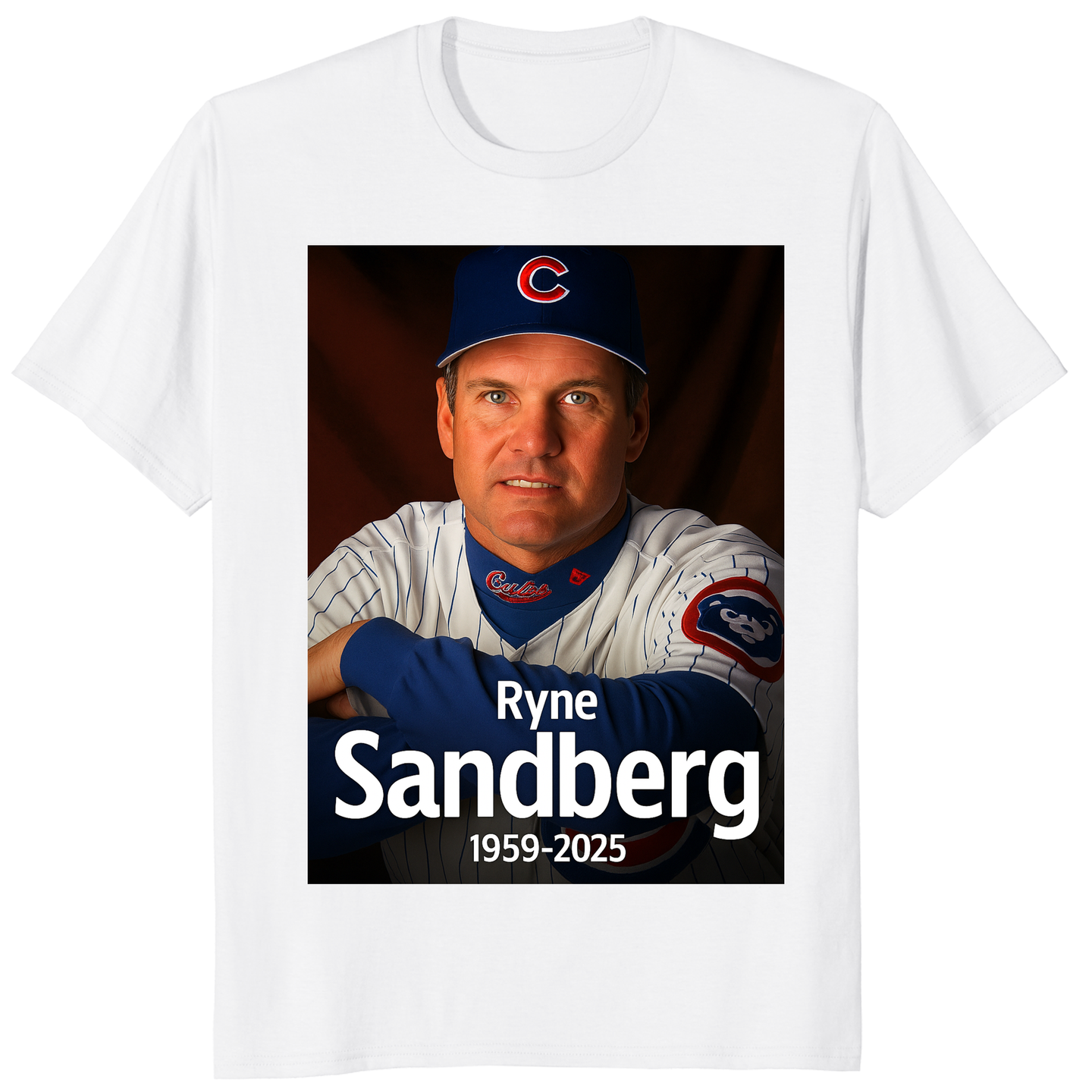 Ryne Sandberg Tribute Forever 23 T-Shirt in white by Cuccico