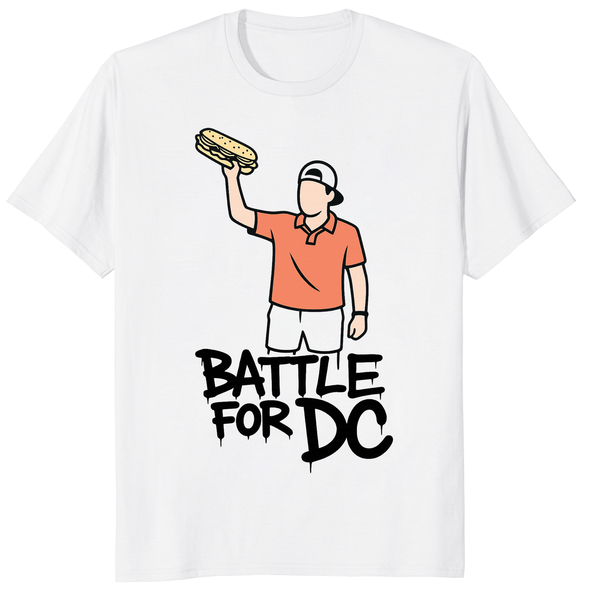 Sandwich Guy Battle For DC Shirt – Viral Protest Tee | DC Culture Apparel Cuccico | Cuccico Design