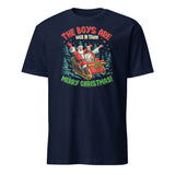 Santa Jesus Christmas Shirt – Boys Are Back In Town Funny Christmas Tee | Cuccico | Cuccico