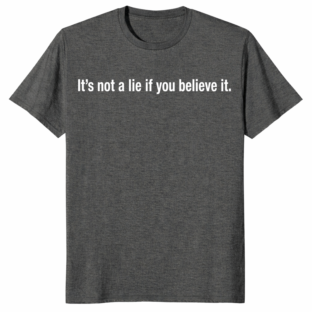 Sarcastic meme shirt with bold minimalist quote design for humor fans