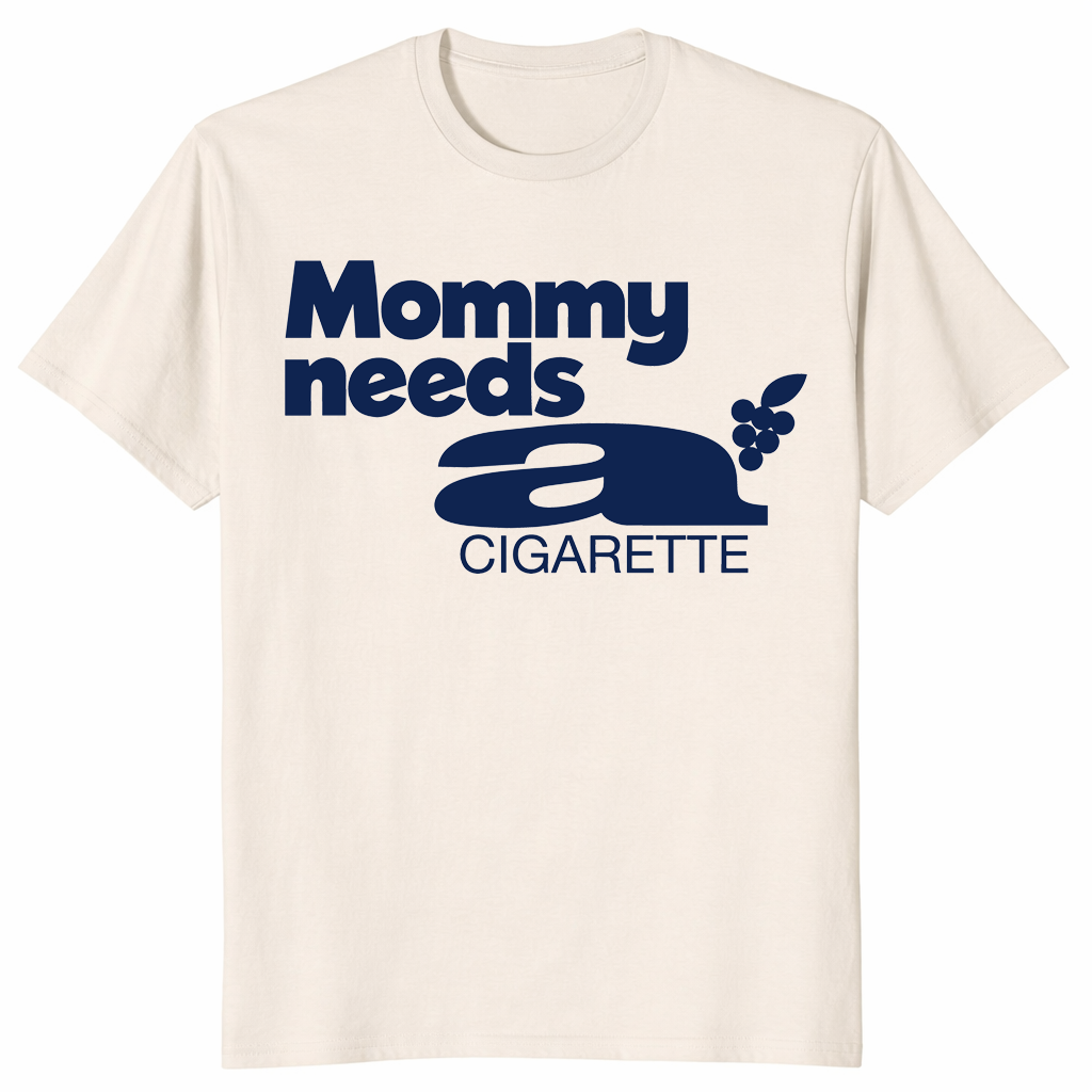 Sarcastic mom shirt in natural